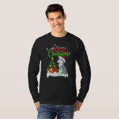 Wolf Xmas Decorations Santa Wolf Christmas T-Shirt (Vorne ganz)
