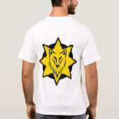 Wolf Yellow 2 T-Shirt (Rückseite)