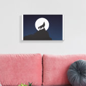 Wolf | Zazzle_Growshop. Leinwanddruck (Insitu (Wohnzimmer))