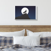 Wolf | Zazzle_Growshop. Leinwanddruck (Insitu (Schlafzimmer))