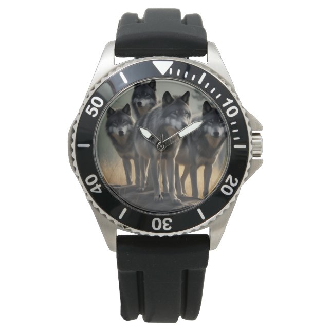 Wolf Zeitstück Armbanduhr (Vorderseite)