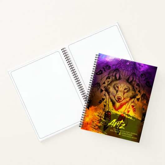 Wolf Zen Art/Sketch Book (Soft Cover) Notizblock (Innenseite)