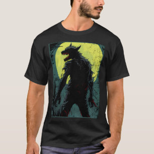 Wolf zerreißt Vintage T-Shirt
