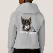 Wolf-ZipHoodie Hoodie (Rückseite)