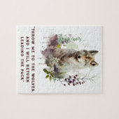 Wolf Zitat Puzzle (Horizontal)