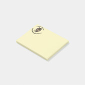 Wolf-Zitat von inspirierenden Tierfreunden Post-it Klebezettel (angewinkelt)