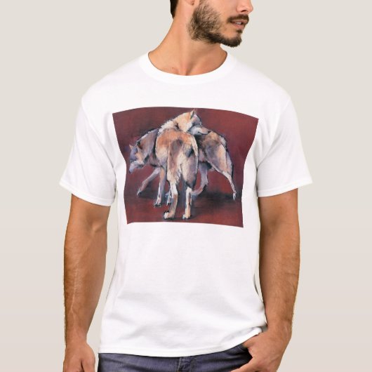 Wolf-Zusammensetzung 2001 T-Shirt (Vorderseite)