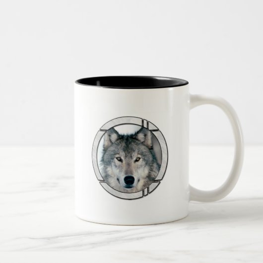 WOLF ZWEIFARBIGE TASSE (Rechts)