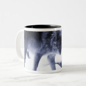 Wolf Zweifarbige Tasse (Vorderseite Links)