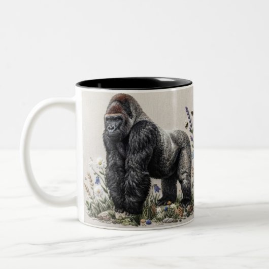 Wolf Zweifarbige Tasse (Links)