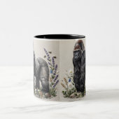 Wolf Zweifarbige Tasse (Mittel)