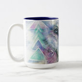 Wolf Zweifarbige Tasse (Links)