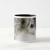 Wolf Zweifarbige Tasse (Mittel)