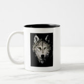 Wolf Zweifarbige Tasse (Links)