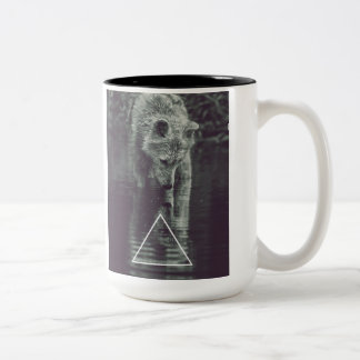 wolf zweifarbige tasse