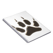 Wolfabdruck Notizblock (Rechte Seite)