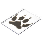 Wolfabdruck Notizblock (Linke Seite)