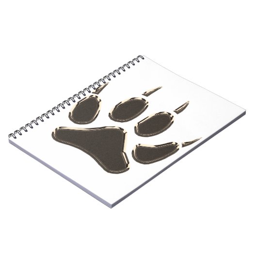 Wolfabdruck Notizblock (Linke Seite)