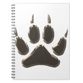 Wolfabdruck Notizblock (Vorderseite)
