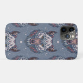 Wölfchenköpfe mit bohischer Dekoration Case-Mate iPhone Hülle (Rückseite (Horizontal))