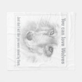 Wolfdecke Fleecedecke (Vorderseite (Horizontal))