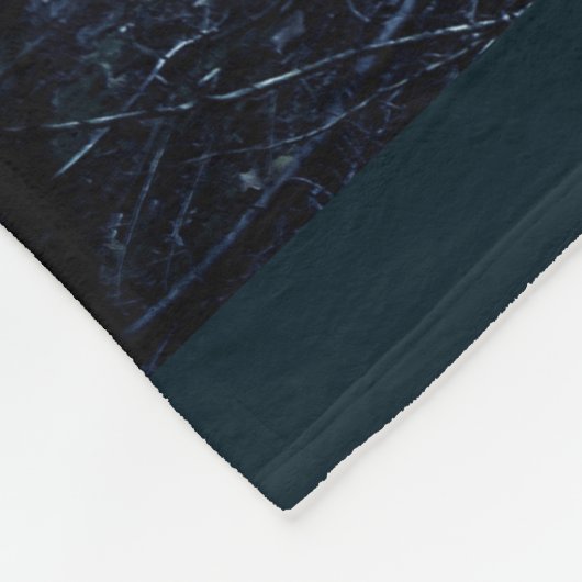 Wolfdecke, Wurf der weißen Wölfe, Tierdekor Fleecedecke (Ecke)