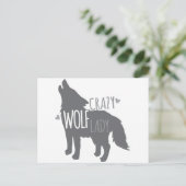 Wölfdnerin Postkarte (Stehend Vorderseite)