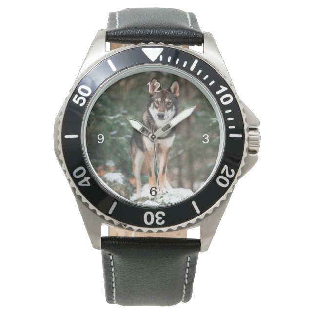 Wolfdog Armbanduhr (Vorderseite)