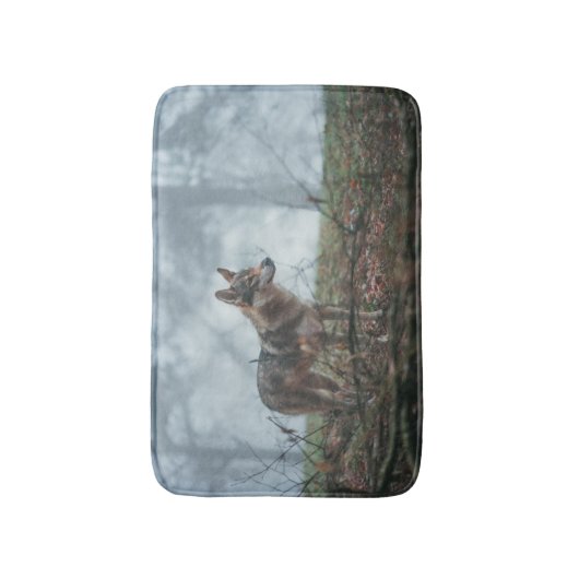 Wolfdog Bath Mat Badematte (Vorderseite Vertikal)