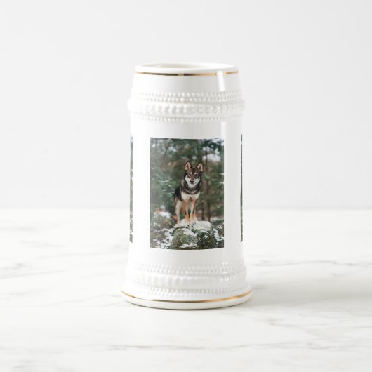 Wolfdog Bierglas (Mittel)