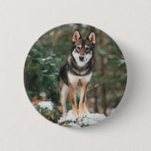 Wolfdog Button (Vorderseite)