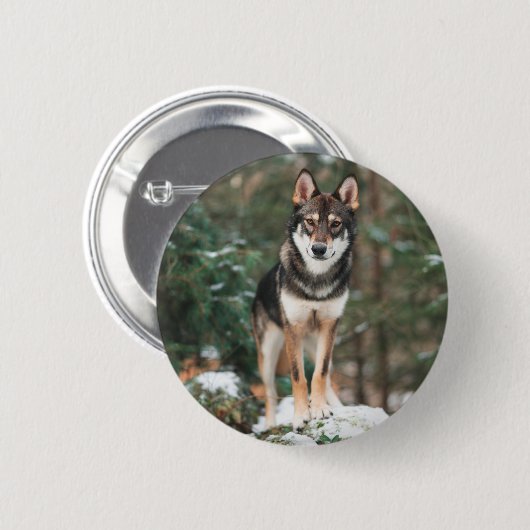 Wolfdog Button (Vorne & Hinten)