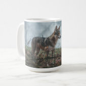Wolfdog Coffee Tasse (Vorderseite Links)