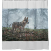 Wolfdog Duschvorhang (Vorderseite)