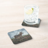 Wolfdog Getränke Coaster Getränkeuntersetzer (Rechte Seite)