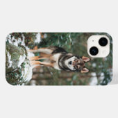 Wolfdog iPhone 14 Hülle (Rückseite (Horizontal))