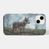 Wolfdog iPhone 14 Hülle (Rückseite (Horizontal))