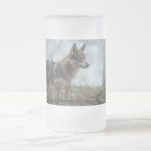 Wolfdog Mattglas Bierglas (Mittel)