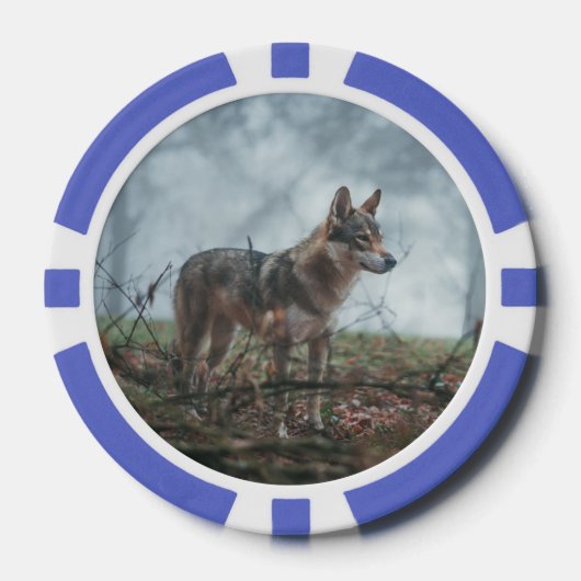 Wolfdog Pokerchips (Vorderseite)