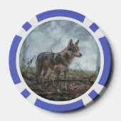 Wolfdog Pokerchips (Rückseite)