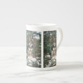 Wolfdog Porzellantasse (Vorderseite Rechts)