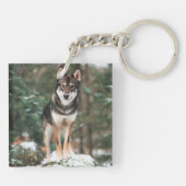 Wolfdog Schlüsselanhänger (Rückseite)