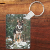 Wolfdog Schlüsselanhänger (Rückseite)