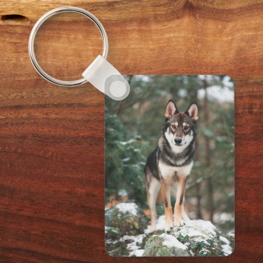 Wolfdog Schlüsselanhänger (Vorderseite)