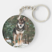 Wolfdog Schlüsselanhänger (Rückseite)