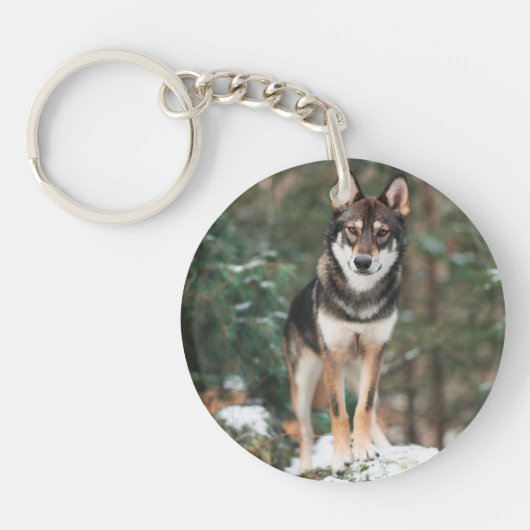 Wolfdog Schlüsselanhänger (Vorderseite)