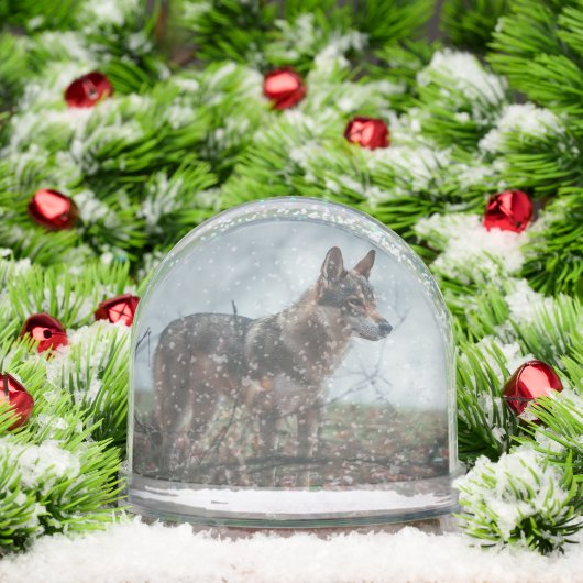 Wolfdog Schneekugeln (Weihnachten)