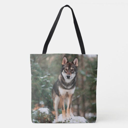 Wolfdog Tote Bag Tasche (Vorderseite)