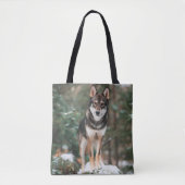 Wolfdog Tote Bag Tasche (Vorderseite)