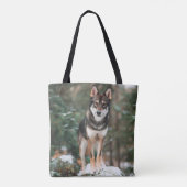 Wolfdog Tote Bag Tasche (Rückseite)